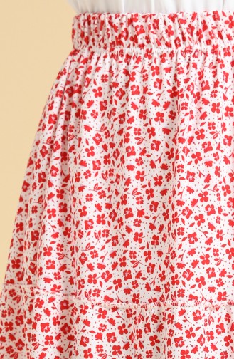 Claret Red Skirt 8455-01