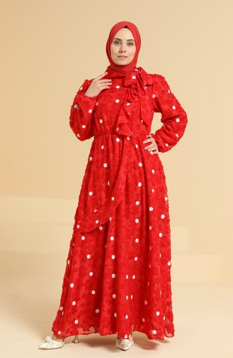 Robe Hijab Rouge 2022-03