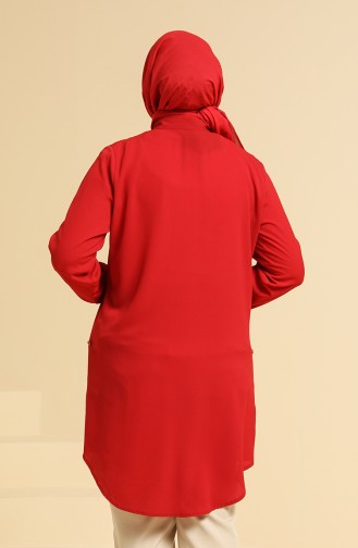 Tunique Grande Taille 2025-05 Rouge 2025-05