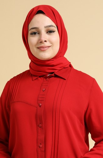 Tunique Grande Taille 2025-05 Rouge 2025-05