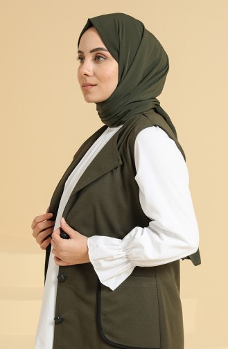 Khaki Gilet 1664-03