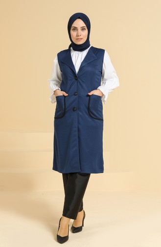 Indigo Strickjacke 1664-07