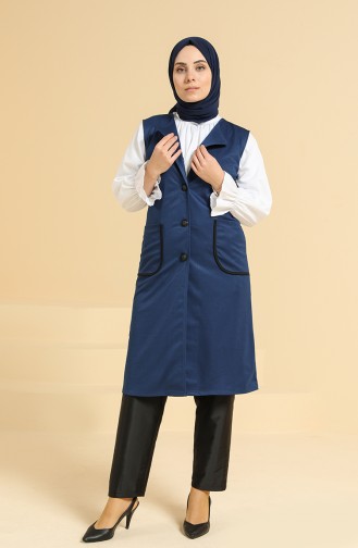 Gilet Sans Manches Indigo 1664-07