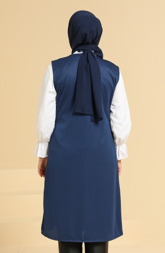 Gilet Sans Manches Indigo 1664-07