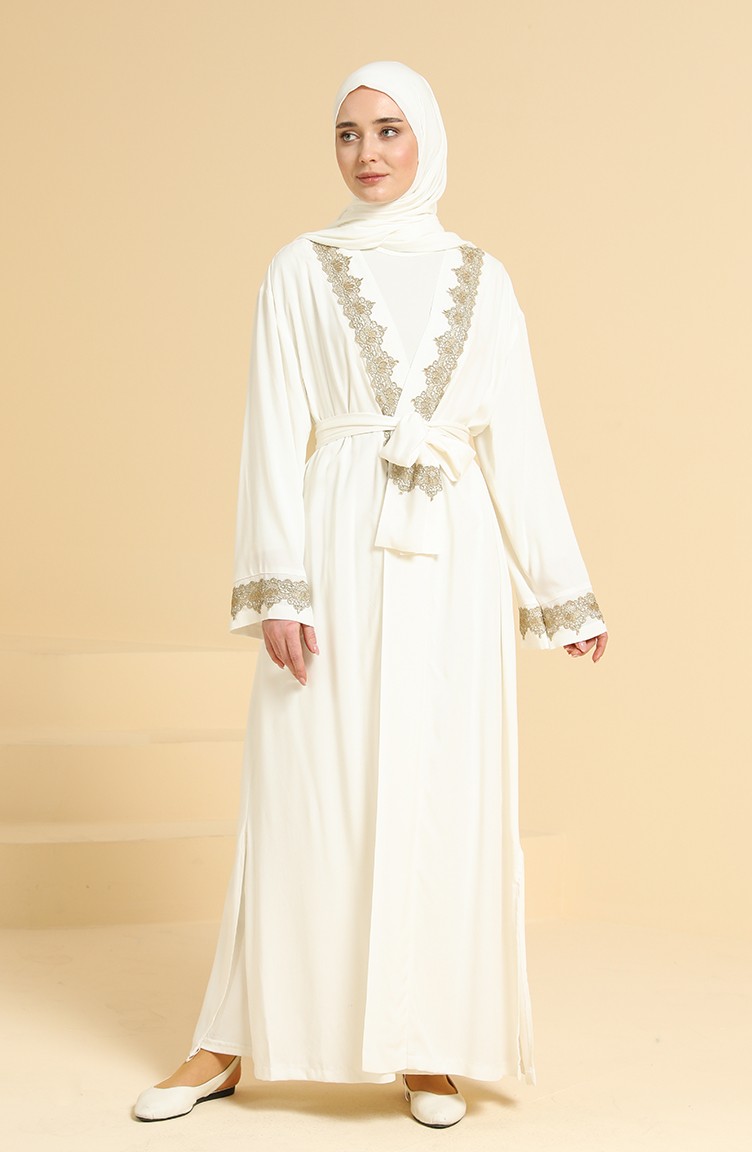 Ecru Prayer Dress 228415-01