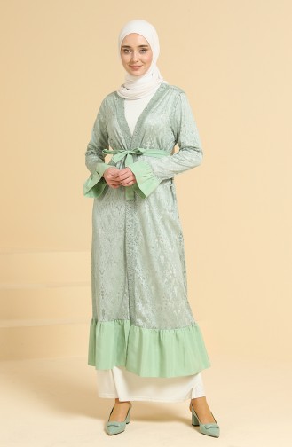 Green Abaya 1456-01