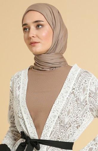 White Abaya 1456-07