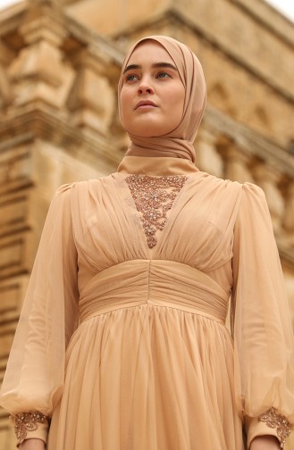 Habillé Hijab Or 3403-02