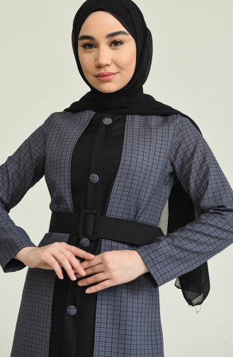 Grau Hijab Kleider 12171