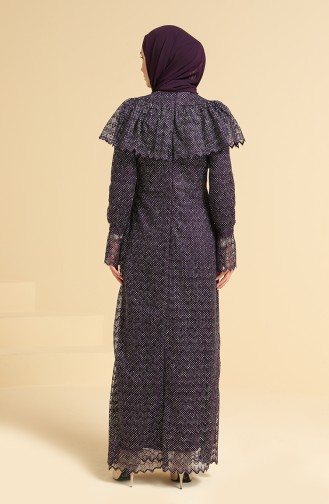 Lila Hijab-Abendkleider 11844
