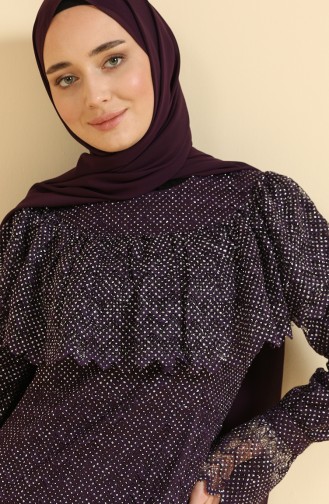 Lila Hijab-Abendkleider 11844