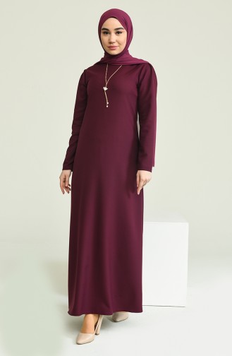 Robe avec Collier 4508-03 Plum 4508-03