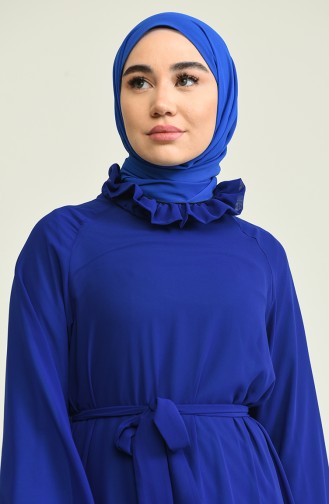 Saxon blue İslamitische Jurk 0220-03