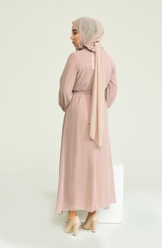 Mink Hijab Dress 0220-05