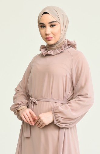 Mink Hijab Dress 0220-05