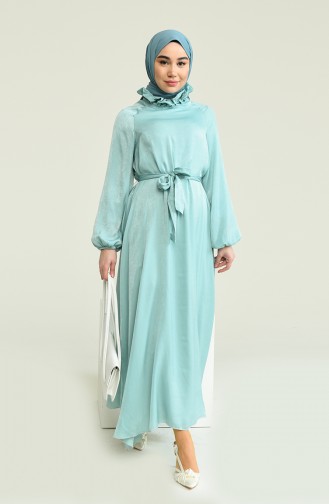 Robe Hijab Vert menthe 0220A-05