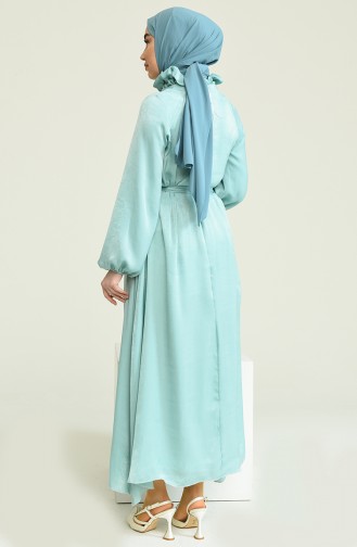 Mint Green Hijab Dress 0220A-05