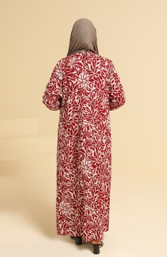 Robe Hijab Bordeaux 0094B-01