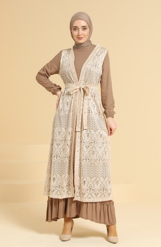 Beige Waistcoats 1459-03