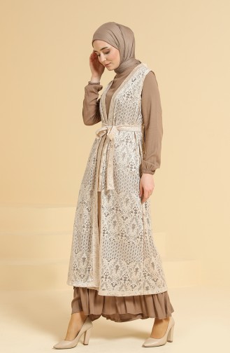 Beige Waistcoats 1459-03