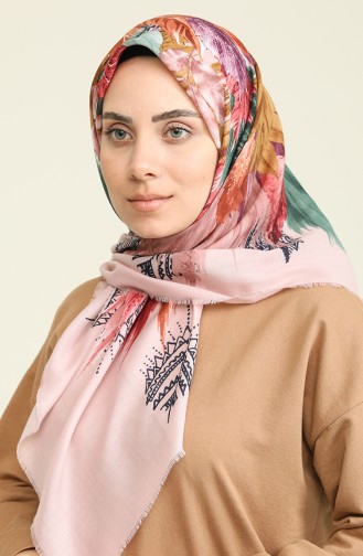 Soft Cotton Eşarp 13164-18 Pudra