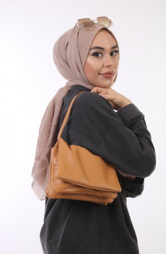 Tan Shoulder Bags 3057-02