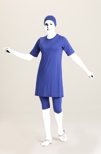 Saxon blue Swimsuit Hijab 22700-03