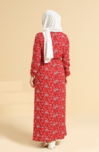 Robe Hijab Rouge 0095A-01