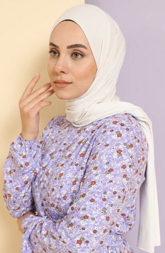 Lilac İslamitische Jurk 0095C-01