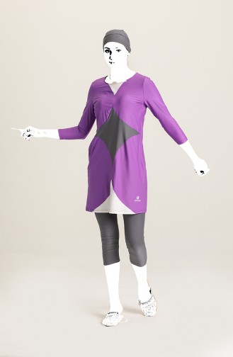 Purple Modest Swimwear 2012-01