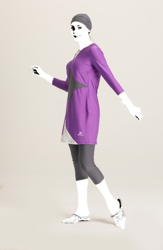 Purple Modest Swimwear 2012-01