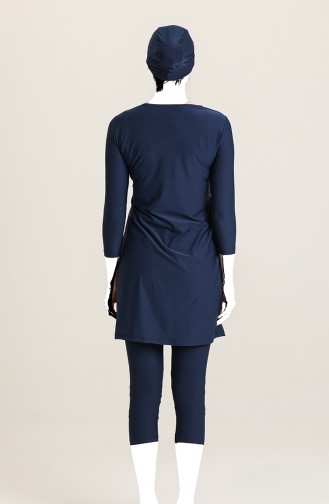 Navy Blue Modest Swimwear 2012-03