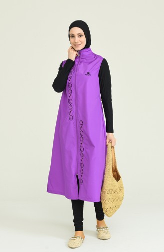 Purple Modest Swimwear 2210-03