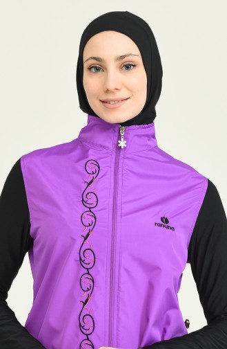 Purple Modest Swimwear 2210-03