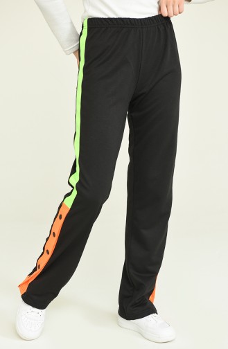 Black Track Pants 1717-02