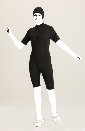 Black Modest Swimwear 22710-01