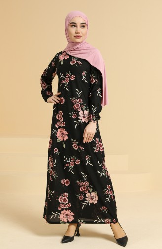 Pink Hijab Dress 1773-02