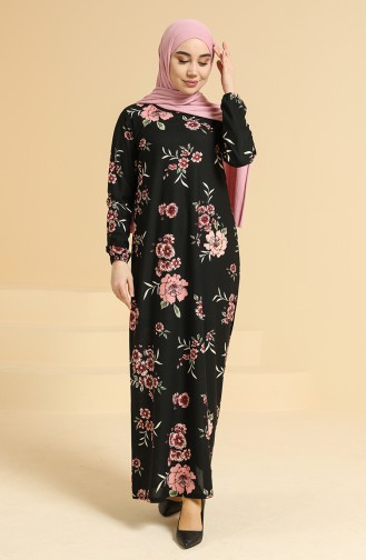 Pink Hijab Dress 1773-02