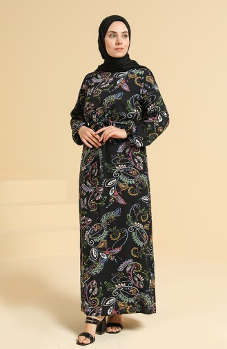 Robe Hijab Noir 0095B-02