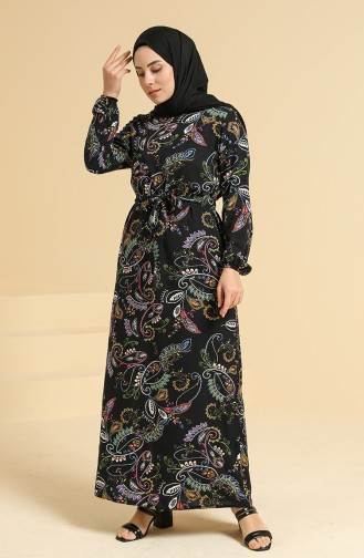 Robe Hijab Noir 0095B-02