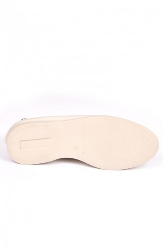 Pierre Cardin Pc 51900 Kadın Günlük Loafer Ayakkabı Krem