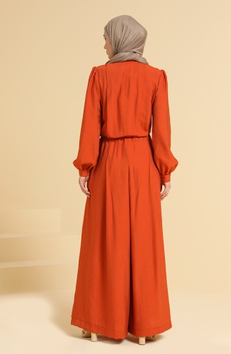 Brick Red Jumpsuits 228336-04