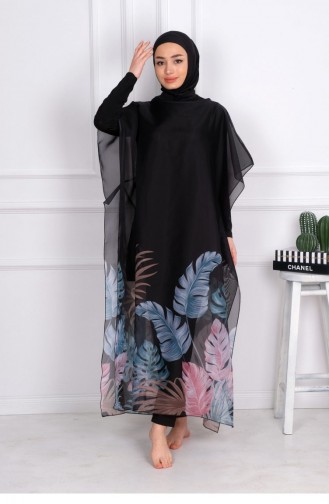 Black Swimsuit Hijab 2525