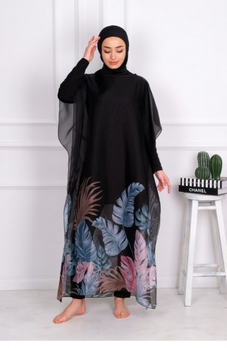 Black Swimsuit Hijab 2525
