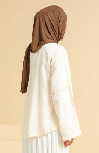 Cream Blouse 0017-06