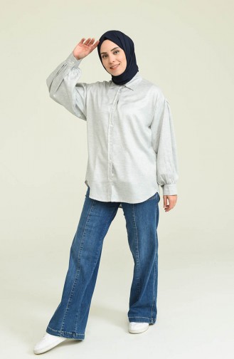 Gray Overhemdblouse 1155-05