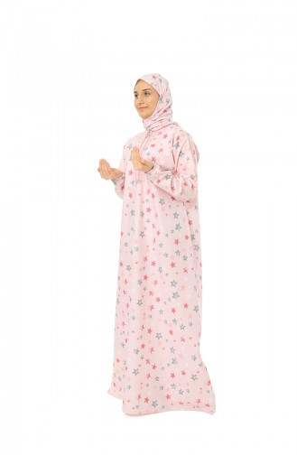 Robe de Prière Rose 0875Y-01