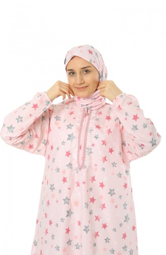 Robe de Prière Rose 0875Y-01