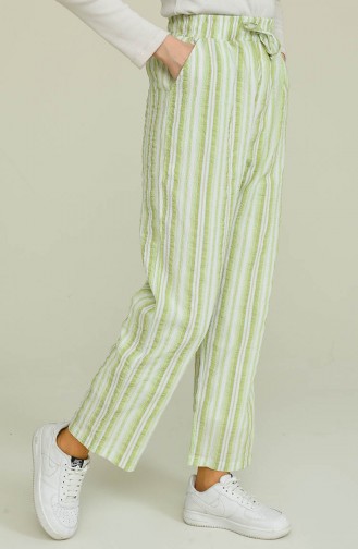 Pantalon Vert pistache 5103-03