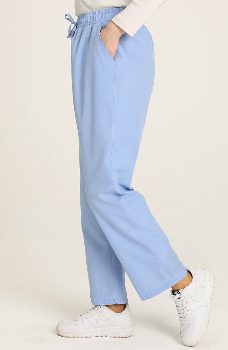 Drop Crotch Pants- Ice Blue – To Become One